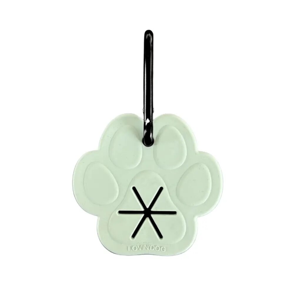 Hunde Kotbeutehalter Pfote Pale Mint