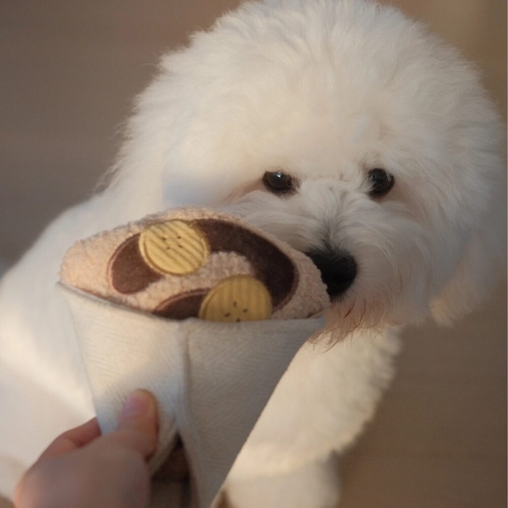 Crêpe Hundespielzeug Lambwolf