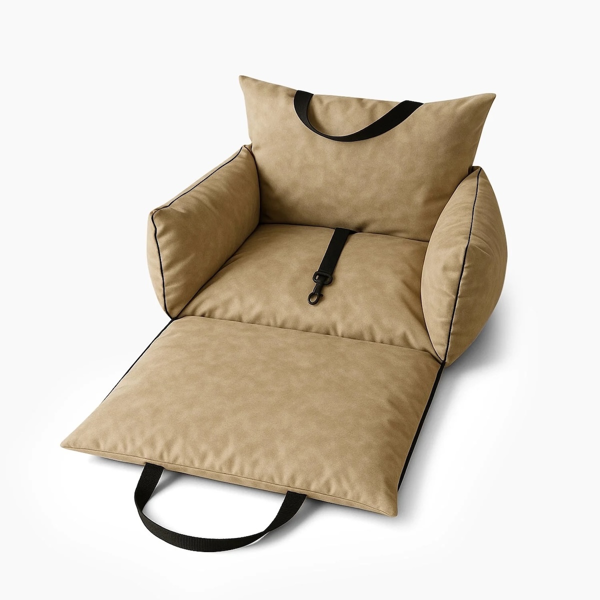 Carlo Luxus Autositz Beige_2