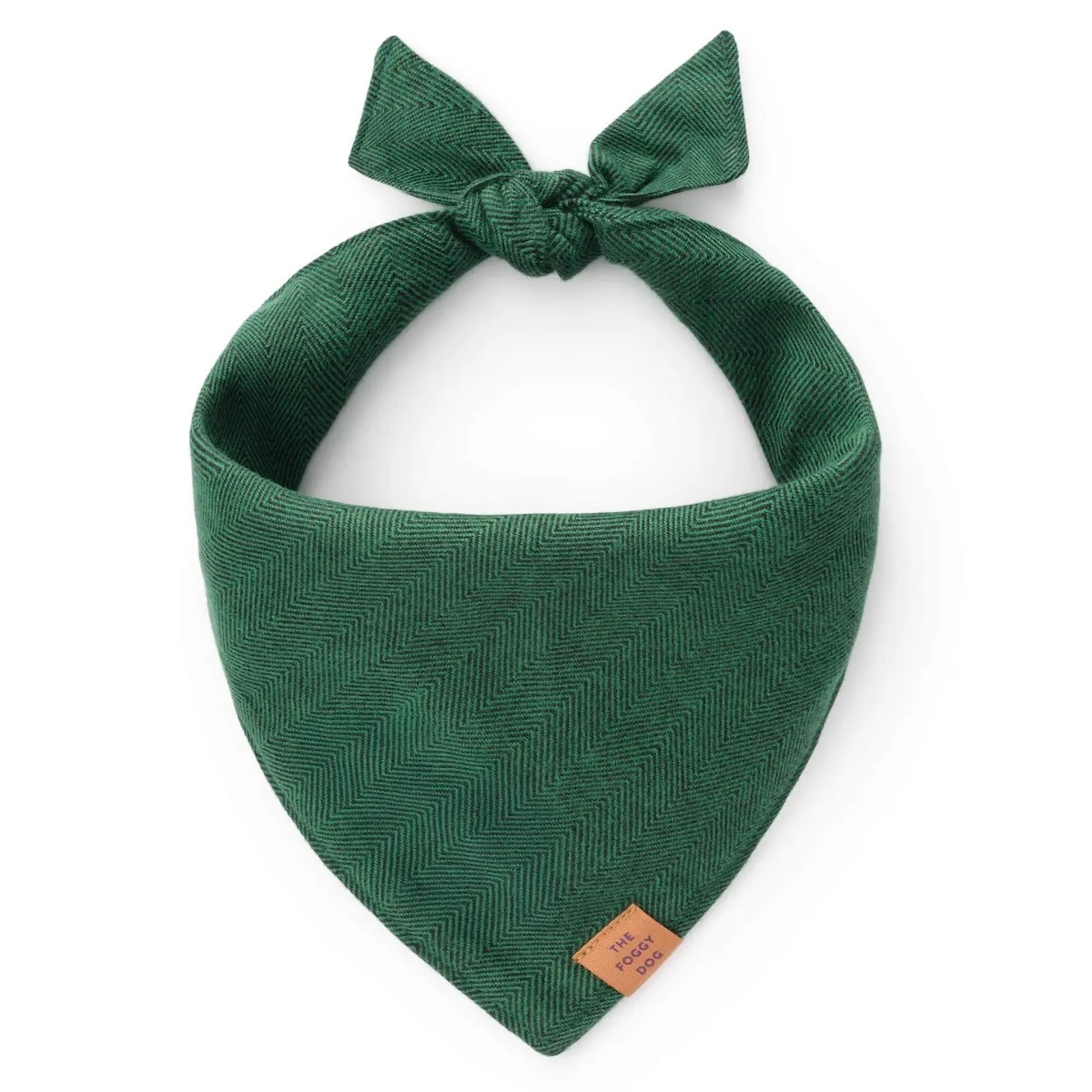 Evergreen Herringbone Flanell Bandana_TFD_1 Evergreen Herringbone Flanell Bandana_TFD_1