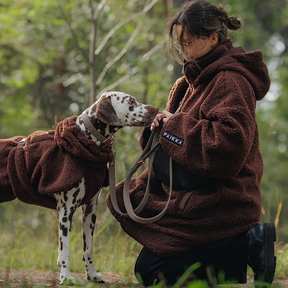 Paikka Sherpa Hundeshirt Choco_6