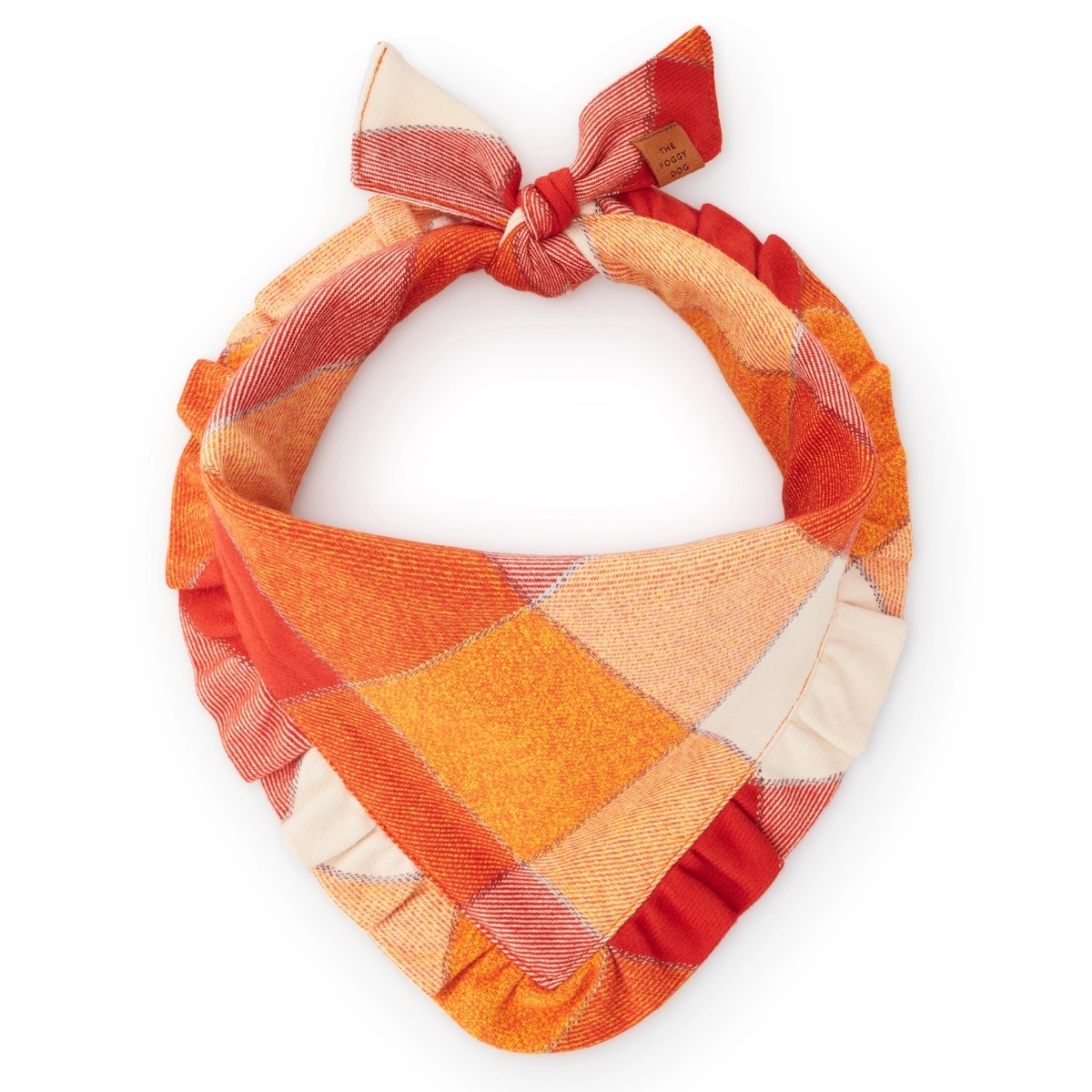 Pumpkin Spice Flanell Rüschenbandana