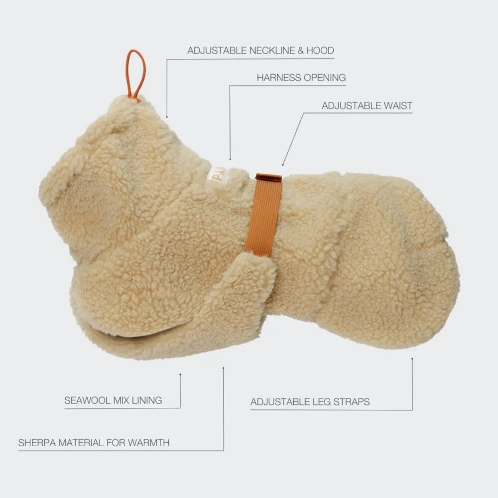 Sherpa Hundeshirt Taupe_PAIKKA_5