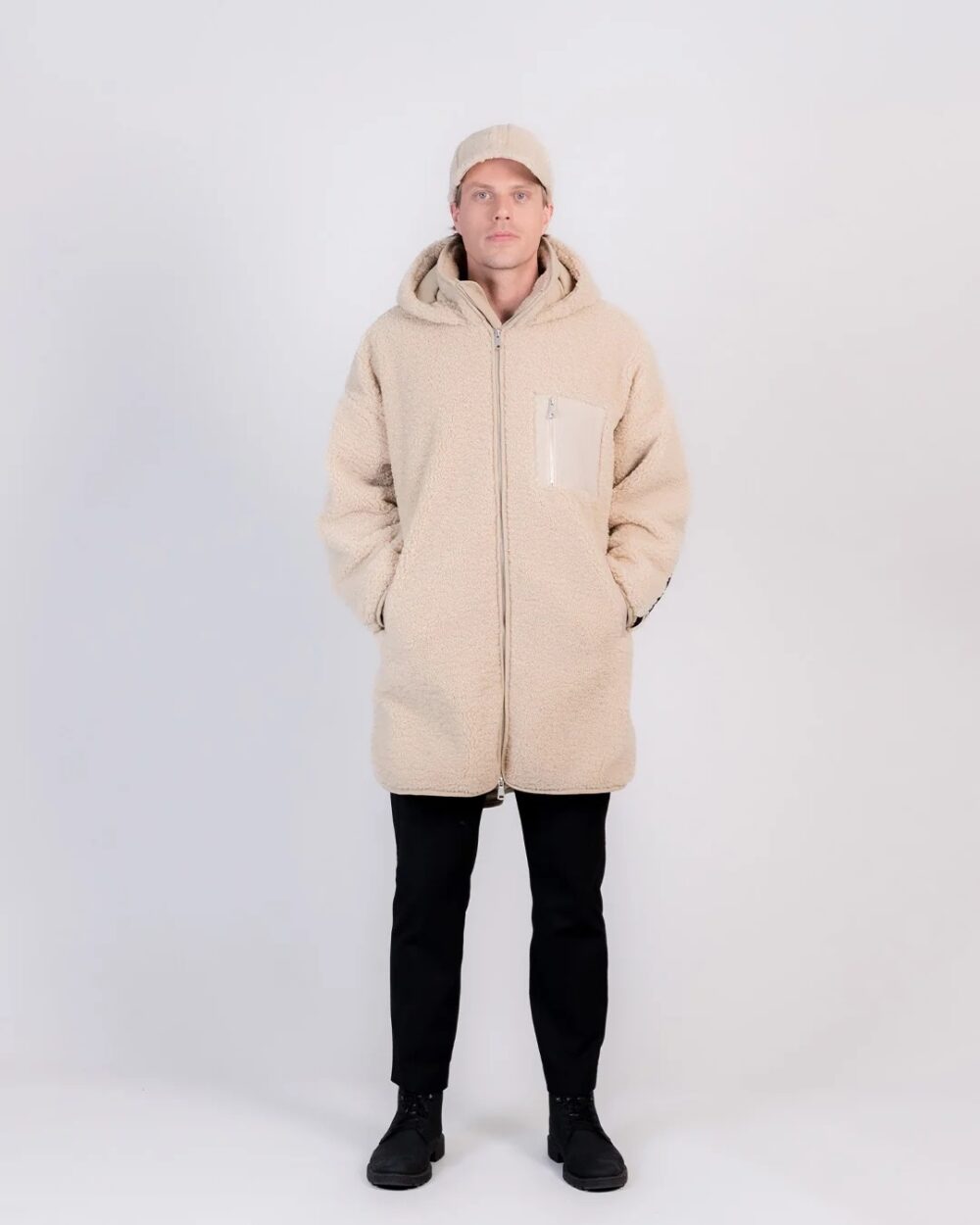 Sherpa Jacke SUMU Taupe_4