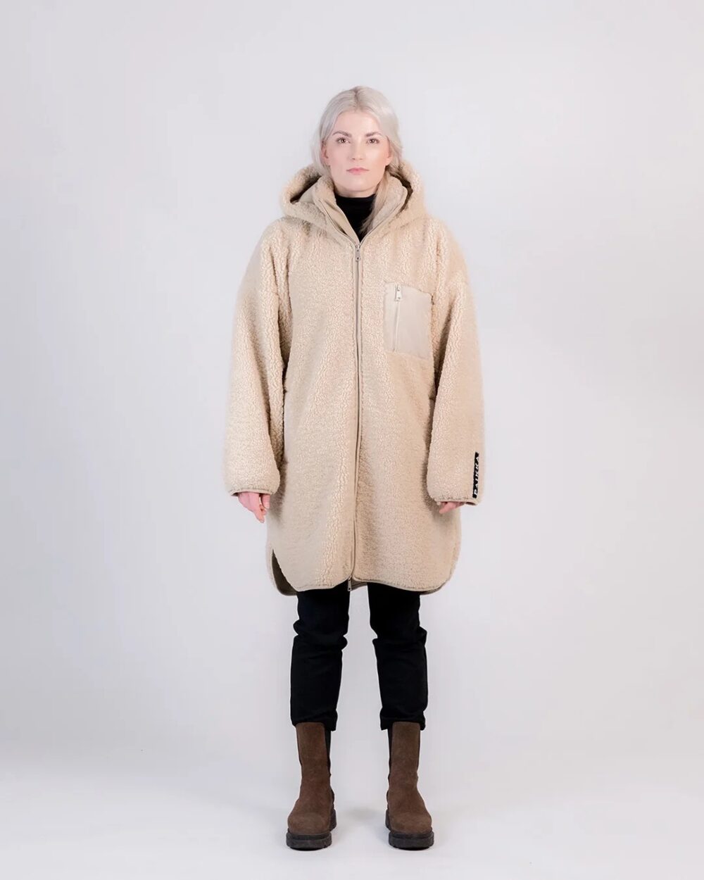 Sherpa Jacke SUMU Taupe_6